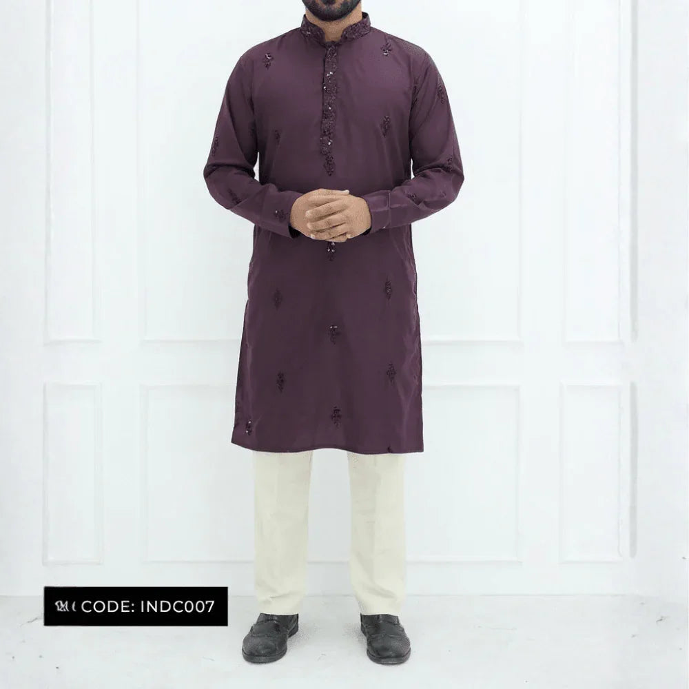 Bombay Chicken Cotton Kurta Panjabi for Men - INDC007 - ND LIFESTYLE