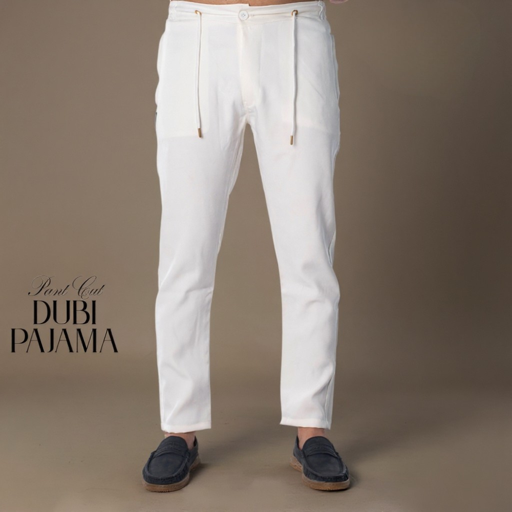COMBO DUBI PANT CUT PAJAMA BLACK & WHITE