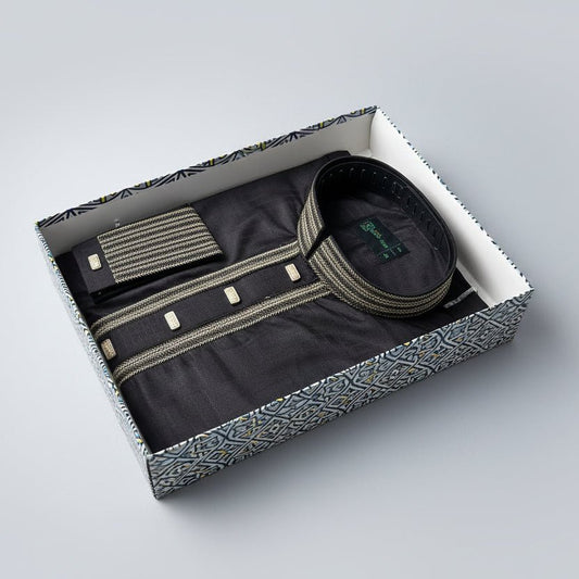 Premium Bamboo Cotton Panjabi – Sage Elegance MS006