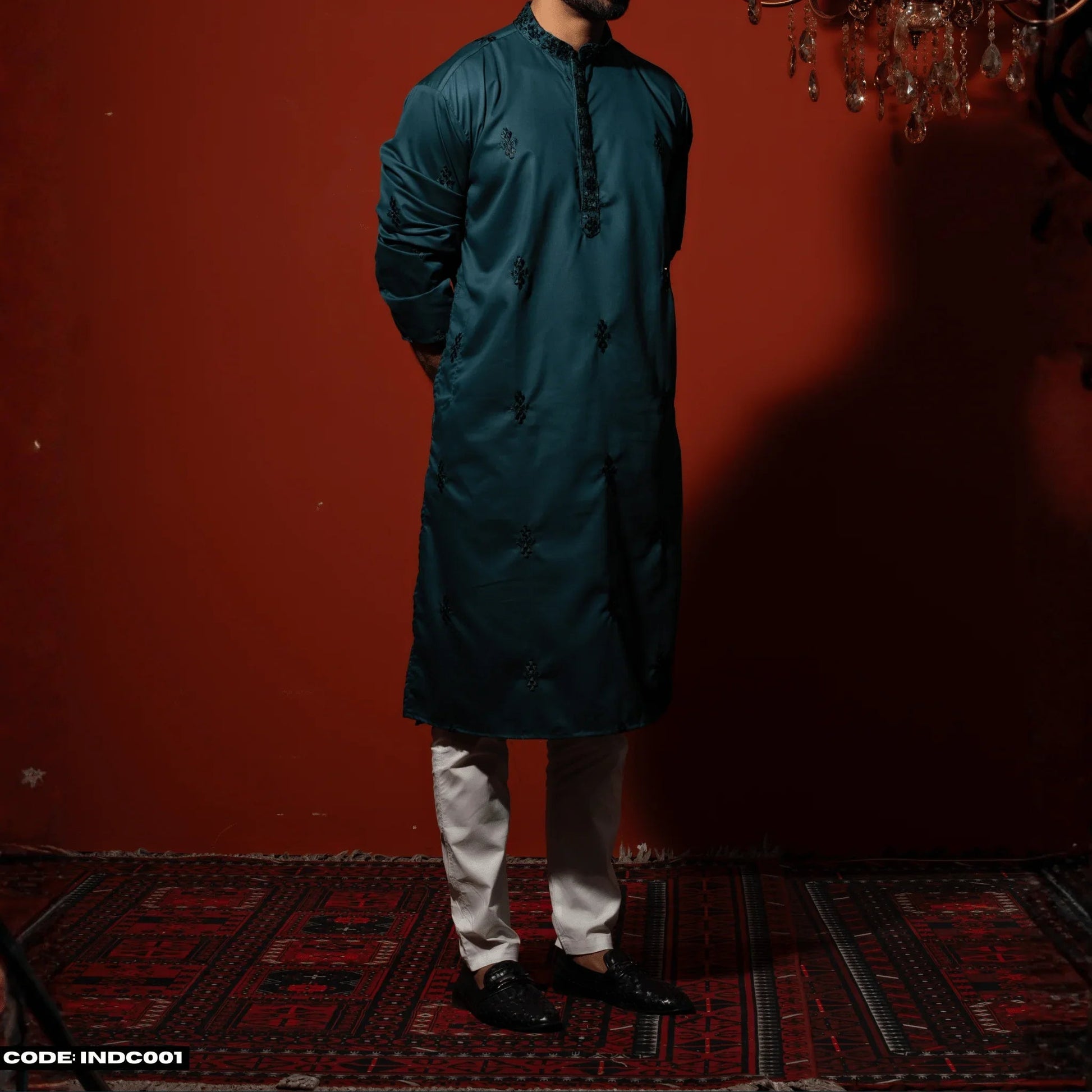 Bombay Chicken Cotton Kurta Panjabi for Men - INDC001 - ND LIFESTYLE