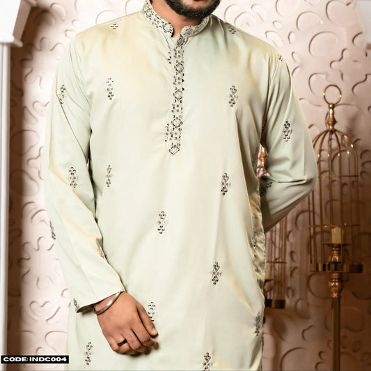 Bombay Chicken Cotton Kurta Panjabi for Men - INDC004 - ND LIFESTYLE