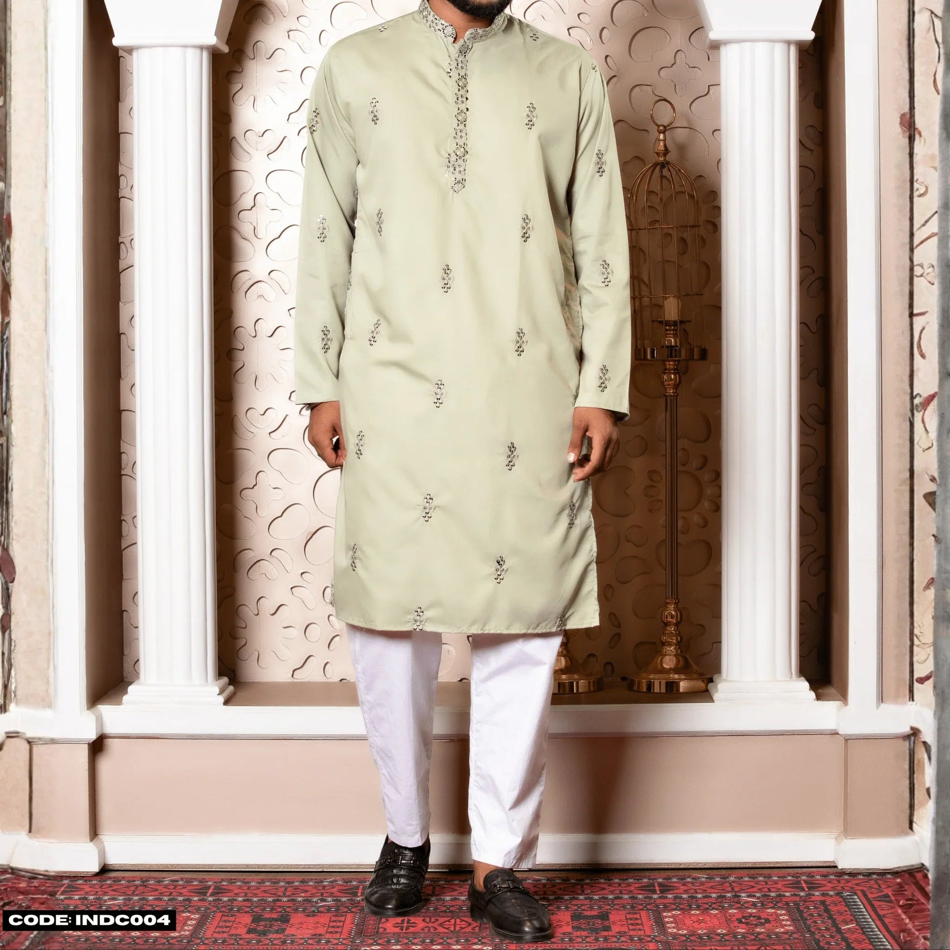Bombay Chicken Cotton Kurta Panjabi for Men - INDC004 - ND LIFESTYLE