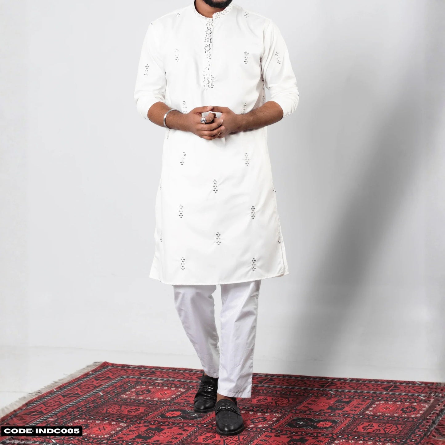 Bombay Chicken Cotton Kurta Panjabi for Men - INDC005 - ND LIFESTYLE