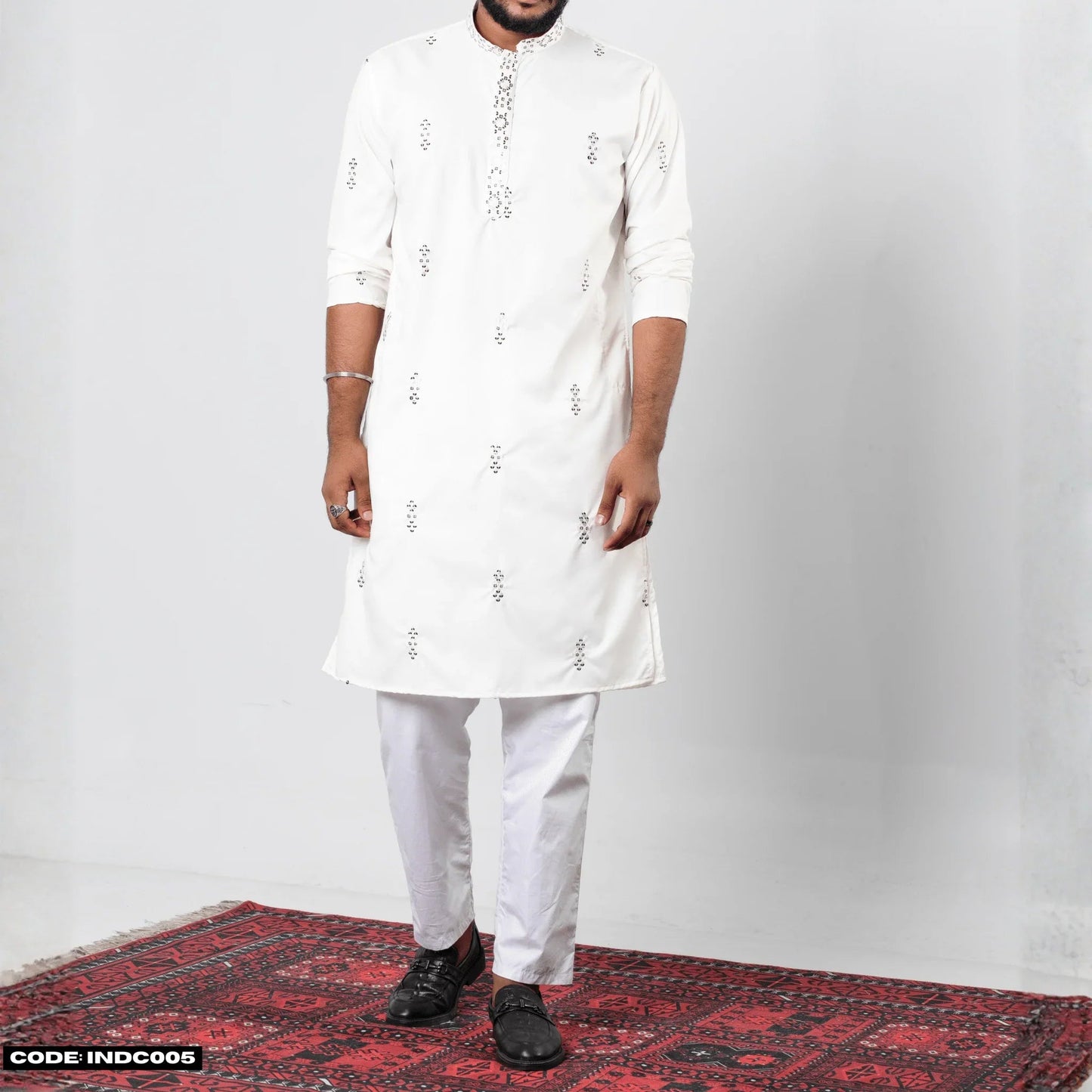 Bombay Chicken Cotton Kurta Panjabi for Men - INDC005 - ND LIFESTYLE