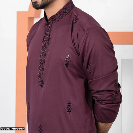 Bombay Chicken Cotton Kurta Panjabi for Men - INDC007 - ND LIFESTYLE