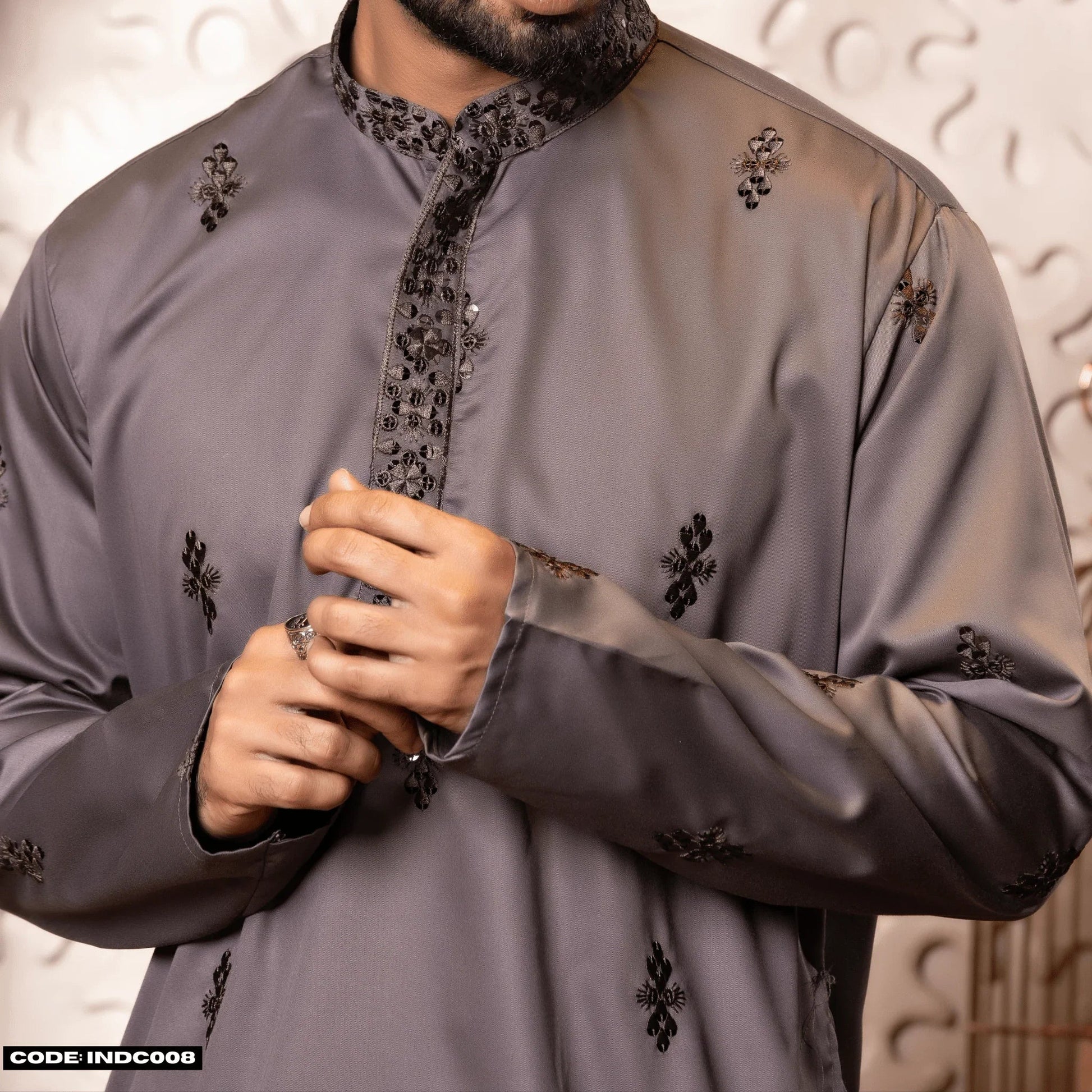 Bombay Chicken Cotton Kurta Panjabi for Men - INDC008 - ND LIFESTYLE