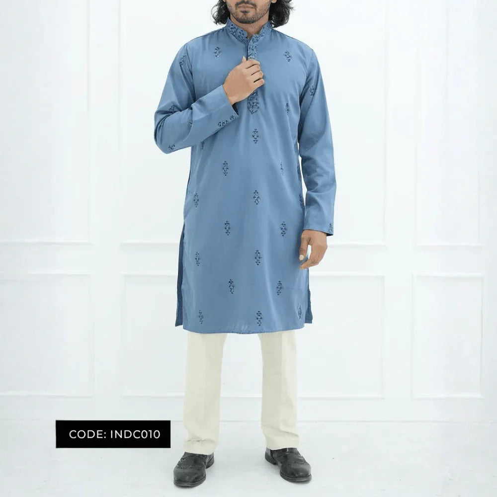 Bombay Chicken Cotton Kurta Panjabi for Men - INDC010 - ND LIFESTYLE