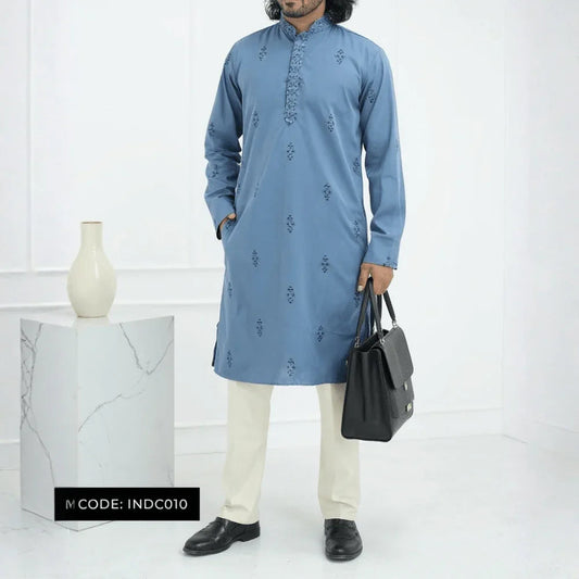 Bombay Chicken Cotton Kurta Panjabi for Men - INDC010 - ND LIFESTYLE