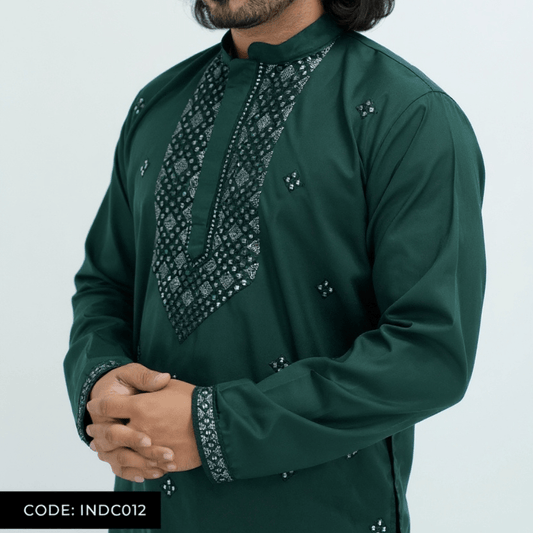 Bombay Chicken Cotton Kurta Panjabi for Men - INDC012 - ND LIFESTYLE