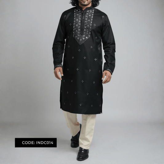 Bombay Chicken Cotton Kurta Panjabi for Men - INDC013 - ND LIFESTYLE