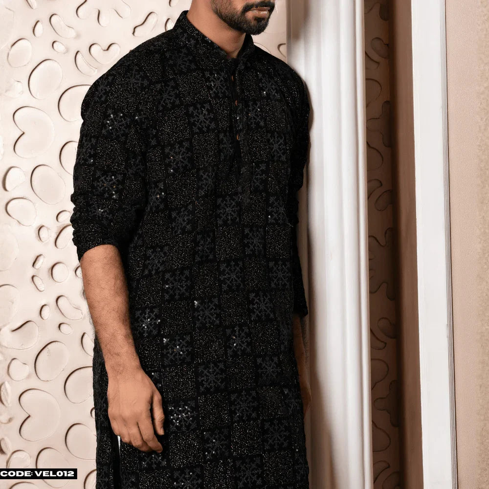 MOST DEMANDING VELVET KURTA PANJABI - VEL012 - ND LIFESTYLE