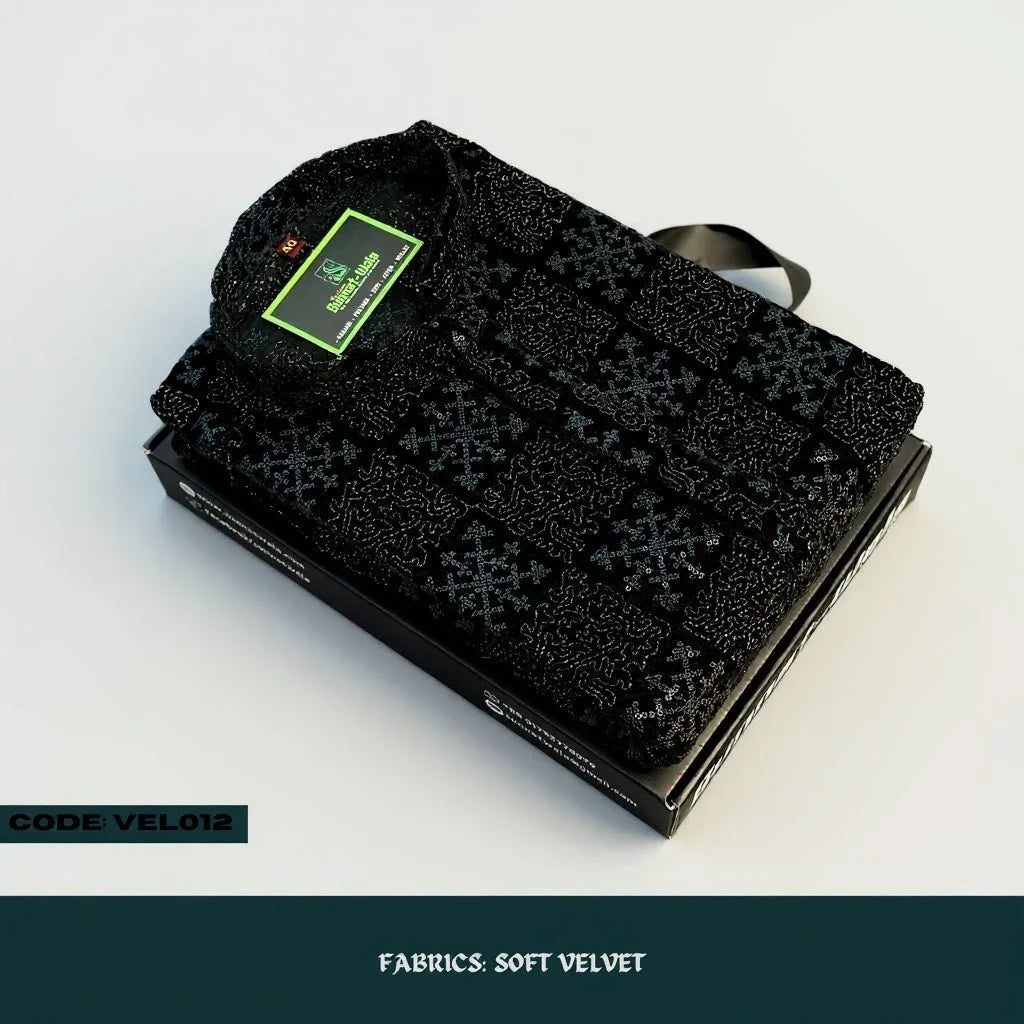 MOST DEMANDING VELVET KURTA PANJABI - VEL012 - ND LIFESTYLE