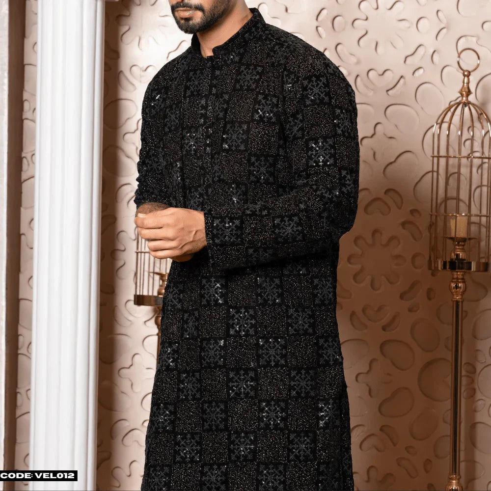 MOST DEMANDING VELVET KURTA PANJABI - VEL012 - ND LIFESTYLE