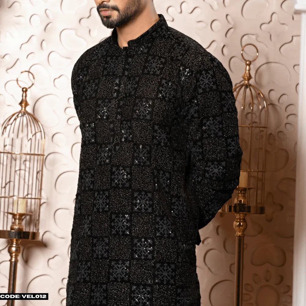 MOST DEMANDING VELVET KURTA PANJABI - VEL012 - ND LIFESTYLE