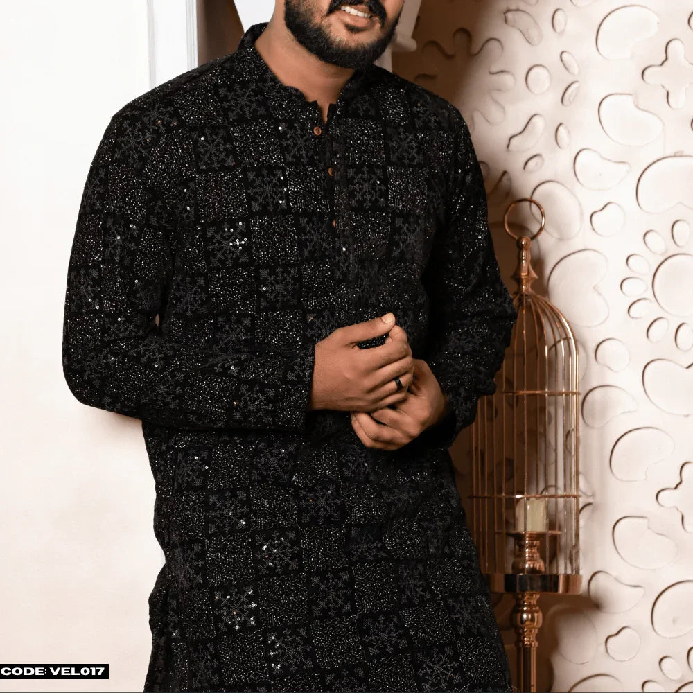 MOST DEMANDING VELVET KURTA PANJABI - VEL017 - ND LIFESTYLE