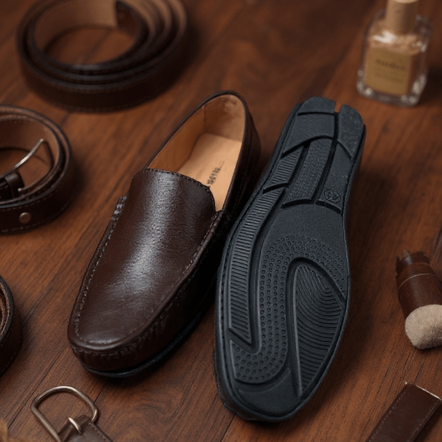 ORIGINAL LEATHER LOAFER CHOCOLATE - ND LIFESTYLE