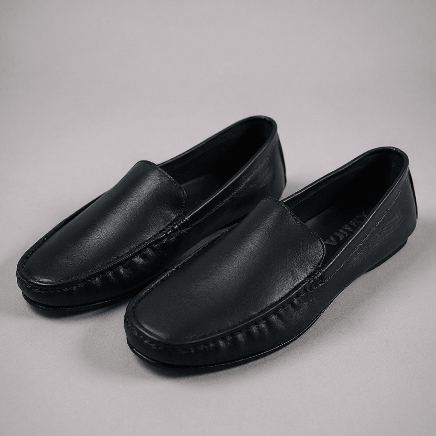 ORIGINAL LEATHER LOAFER SOLID BLACK - ND LIFESTYLE