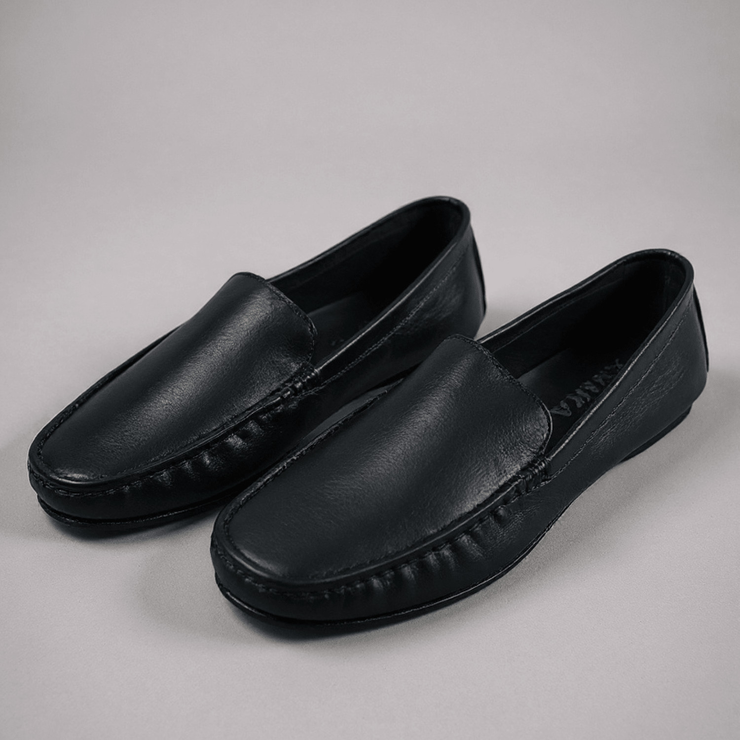 ORIGINAL LEATHER LOAFER SOLID BLACK - ND LIFESTYLE