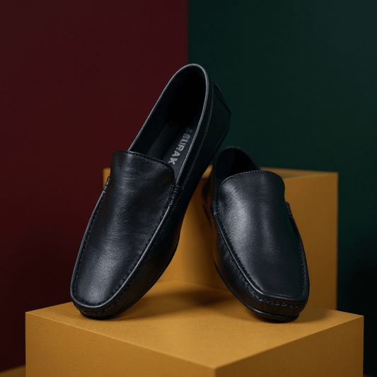 ORIGINAL LEATHER LOAFER SOLID BLACK - ND LIFESTYLE