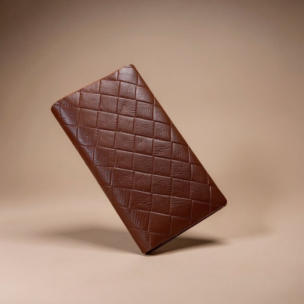 Original Leather Party Long Wallet – Chocolate | Premium Long Wallet - ND LIFESTYLE