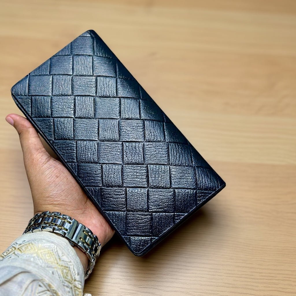 Original Leather Party Long Wallet – Chocolate | Premium Long Wallet - ND LIFESTYLE