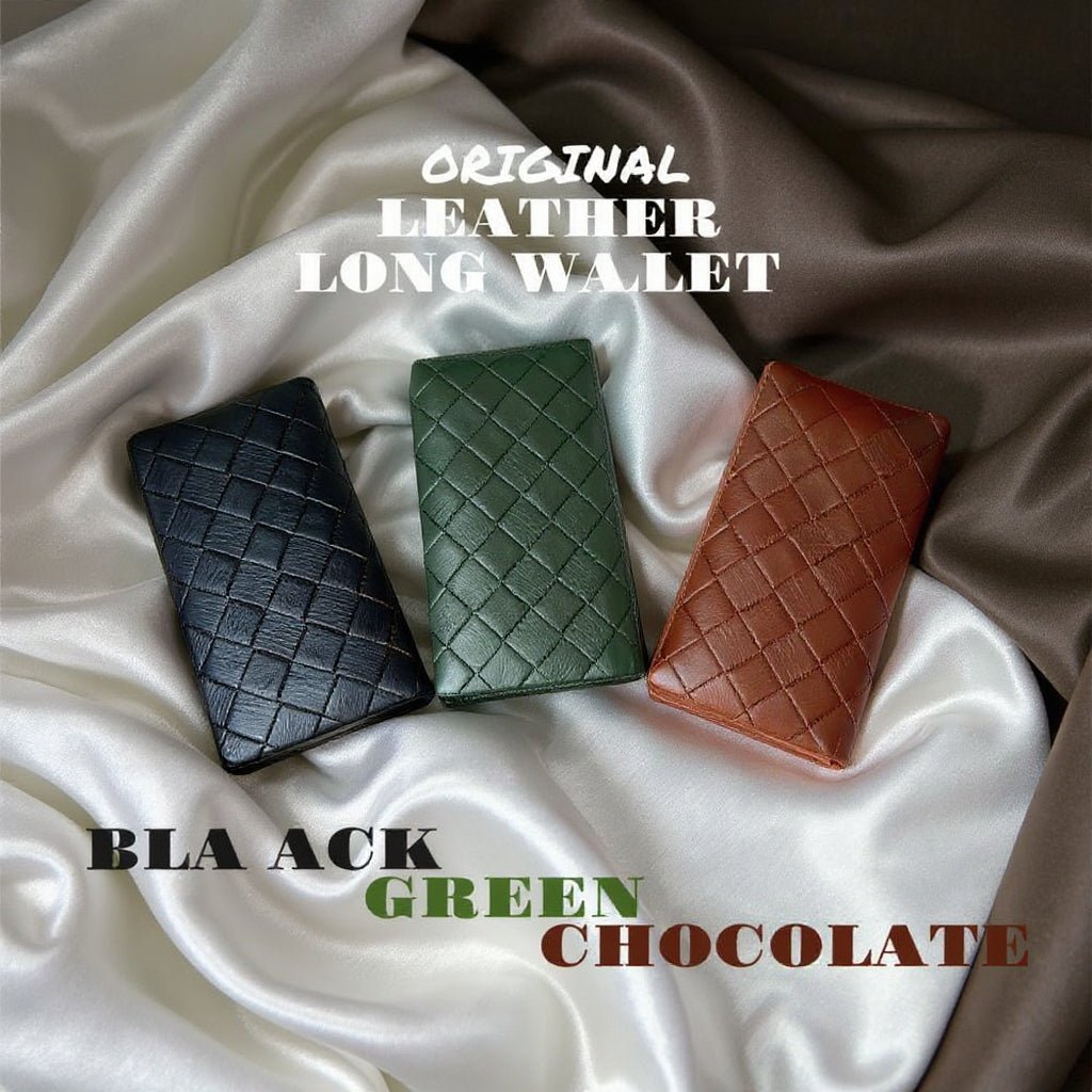 Original Leather Party Long Wallet – Chocolate | Premium Long Wallet - ND LIFESTYLE